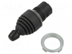 Switch: joystick | 22mm | Stabl.pos: 1 | IP66 | 46 | Pos: 2 | &Oslash;22.3mm | 30&deg;