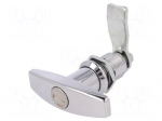 Lock | zinc and aluminium alloy | 30mm | chromium | Key code: 1333
