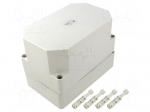 Enclosure: multipurpose | X: 110mm | Y: 180mm | Z: 137mm | TK PC | grey