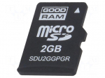 Memory card | industrial | SD Micro,pSLC | 2GB | Class 6 | -25&divide;85&deg;C