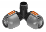 Gardena 25 mm Elbow Connector with G 3/4-Inch Male Thread, 2783