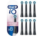 Braun Oral-B iO Gentle Clean 8-pack, black brush heads, for sensitive areas and healthier gums