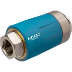 Hazet safety coupling 9000-060, 1/4" (blue, for compressed air hose)