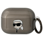Karl Lagerfeld KLAPHNIKTCK AirPods Pro cover Karl`s Head / black