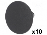 Trim clip | 10pcs | Fiat | OEM: 82450771 | L: 19.1mm | polyamide | black
