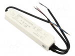 Power supply: switching | LED | 60W | 24.2VDC | 2.48A | 198&divide;264VAC | IP66