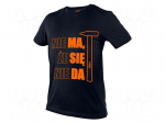 T-shirt | Size: L | dark blue | 180g/m2