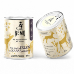 BEMO Nie bądź Jeleń w kaszę dmuchaj Mono - wet dog food - 800g
