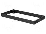 Cabinet socle | L: 1200mm | W: 600mm | H: 100mm | steel | Standard: 19"