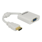 DELOCK HDMI-adapter A -> D-Sub15 pistik/kaabel valge