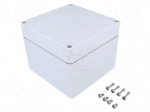 Enclosure: multipurpose | X: 120mm | Y: 122mm | Z: 95mm | EURONORD | ABS