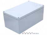Enclosure: multipurpose | X: 230mm | Y: 401mm | Z: 180mm | ALN | aluminium