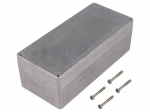 Enclosure: multipurpose | X: 80mm | Y: 176mm | Z: 62mm | 1590Z | aluminium