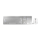 Klaviatuur ja hiir Cherry DW 9100 SLIM klaviatuur Komplektis hiir RF traadita + Bluetooth QWERTY British English Silver