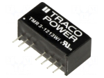 Converter: DC/DC | 3W | Uin: 4.5&divide;18VDC | Uout: 15VDC | Iout: 200mA | SIP8