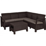 For home and repair Keter Corfu Relax Set brown
