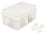 Enclosure: junction box | X: 79mm | Y: 114mm | Z: 57mm | wall mount | IP55