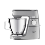 Kenwood Titanium Chef Baker XL food processor KVL85.004SI (silver, 1,200 watts, integrated scales, timer, patisserie set)