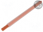 Wire | Silistrom&reg; | stranded | OFC | 1x25mm2 | silicone | transparent