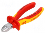 Pliers | insulated,side,cutting | chrome-vanadium steel | 140mm