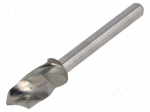 Drill bit | PCB | &Oslash;: 6.05mm | L: 38.2mm | 1/8" (3,175mm)