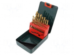 Drill set | Application: metal,steel,plastic,cast iron | Pcs: 19