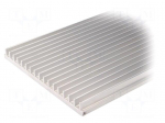 Heatsink: extruded | grilled | L: 1195mm | W: 150mm | H: 15mm | aluminium