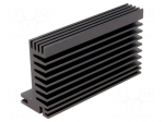Heatsink: extruded | TO220 | black | L: 94mm | W: 55mm | H: 31mm | 2.9K/W
