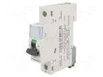 Circuit breaker | 230VAC | Inom: 25A | Poles: 1 | DIN | Charact: D | 6kA