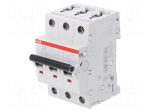 Circuit breaker | 400VAC | Inom: 50A | Poles: 3 | DIN | Charact: B | 6kA