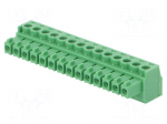 Pluggable terminal block | 3.81mm | ways: 14 | straight | plug | female