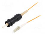 Connector: fiber optic | patchcord | PIN: 1 | bayonet | Buccaneer 4000