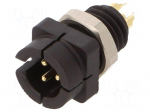 Socket | Connector: circular | 719 | male | 3A | IP40 | 60V | 0.25mm2 | 24AWG