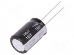 Capacitor: electrolytic | THT | 100uF | 160VDC | &Oslash;16x25mm | Pitch: 7.5mm