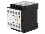 Contactor: 3-pole | NO x3 | Auxiliary contacts: NC | 24VDC | 9A | DIN | BG