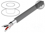 Wire | Alpha Essential C&C | 2x2x18AWG | Al-PET foil | PVC | dark grey