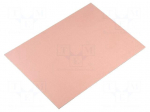 Laminate | aluminium | 1.5mm | L: 244mm | W: 170mm | Coating: copper