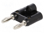 Stackable safety shunt | 15A | 5kV | black | non-insulated | 39.37mm