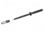 Probe: for oscilloscope | black | Conform to: EN61010 1000VCAT II
