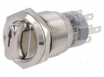 Switch: rotary | Pos: 3 | DP4T | 0.5A/220VAC | 1A/24VDC | -20&divide;55&deg;C | 50m&Omega;