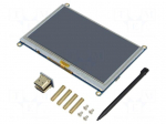 Display: TFT | 5" | 800x480 | Illumin: LED | 121.11x89.45mm | 3.3&divide;5VDC
