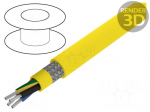 Wire | &Ouml;LFLEX&reg; 540 CP | 4G1,5mm2 | tinned copper braid | PUR | yellow