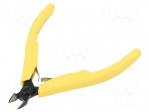 Pliers | side,cutting,precision | ESD | oval head,blackened tool