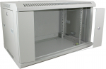 6U 19'' Seinakapp/ 600 x 600 x 368mm/  Hall/ Monteerimata