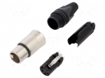 Connector: XLR | plug | female | XX | 10A | PIN: 4 | straight | for cable