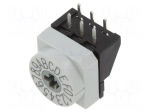 Encoding switch | HEX/BCD | Pos: 16 | THT | Rcont max: 80m&Omega; | P65