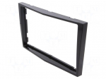 Radio frame | Opel | 2 DIN | black gloss