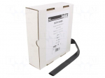 Heat shrink sleeve | glueless | 2: 1 | 12.7mm | L: 5m | black