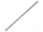 Drill bit | for concrete | &Oslash;: 6mm | L: 150mm | WS,cemented carbide