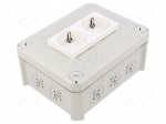 Enclosure: junction box | X: 116mm | Y: 150mm | Z: 67mm | IP30 | T 100